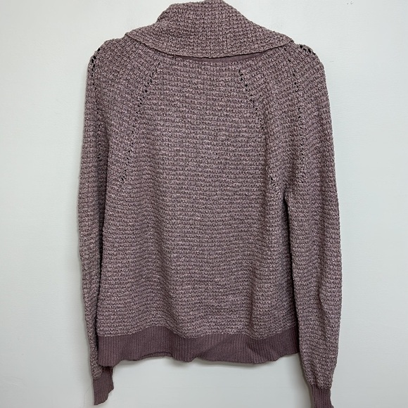 Free People By Your Side Sweater in Mauve‎ Small - Picture 3 of 5